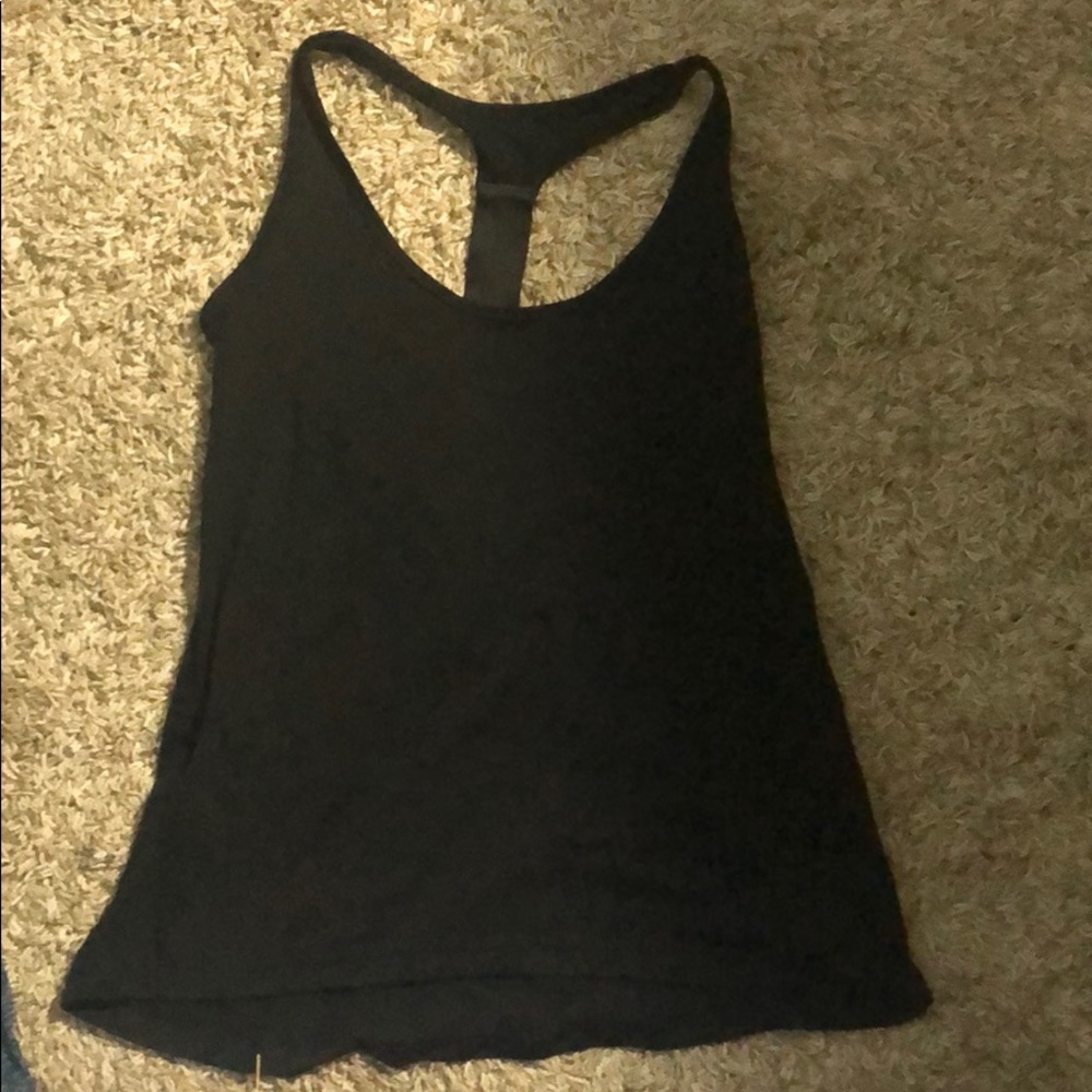 black tank top